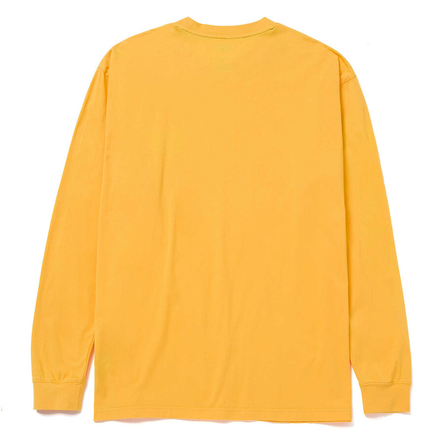 heren t-shirt met lange mouwen en logo van het handelsmerk.