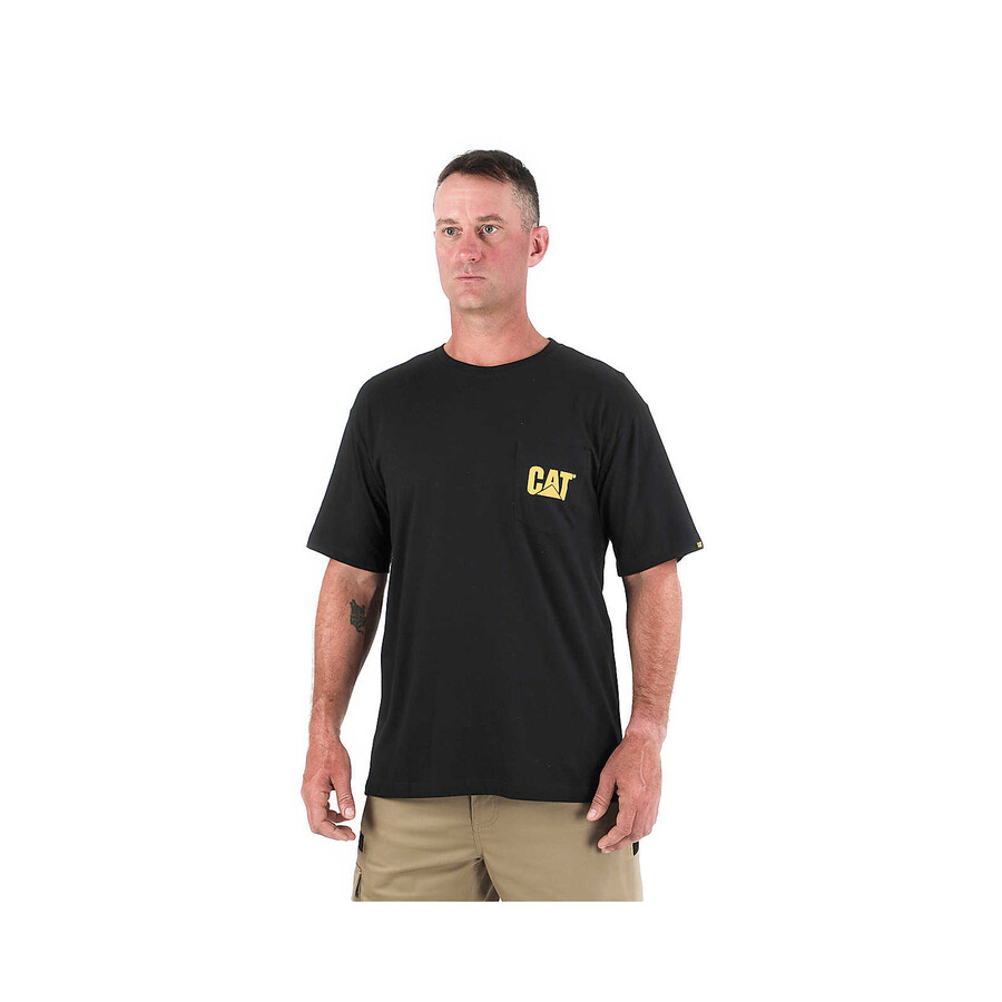 heren trademark t-shirt met borstzak