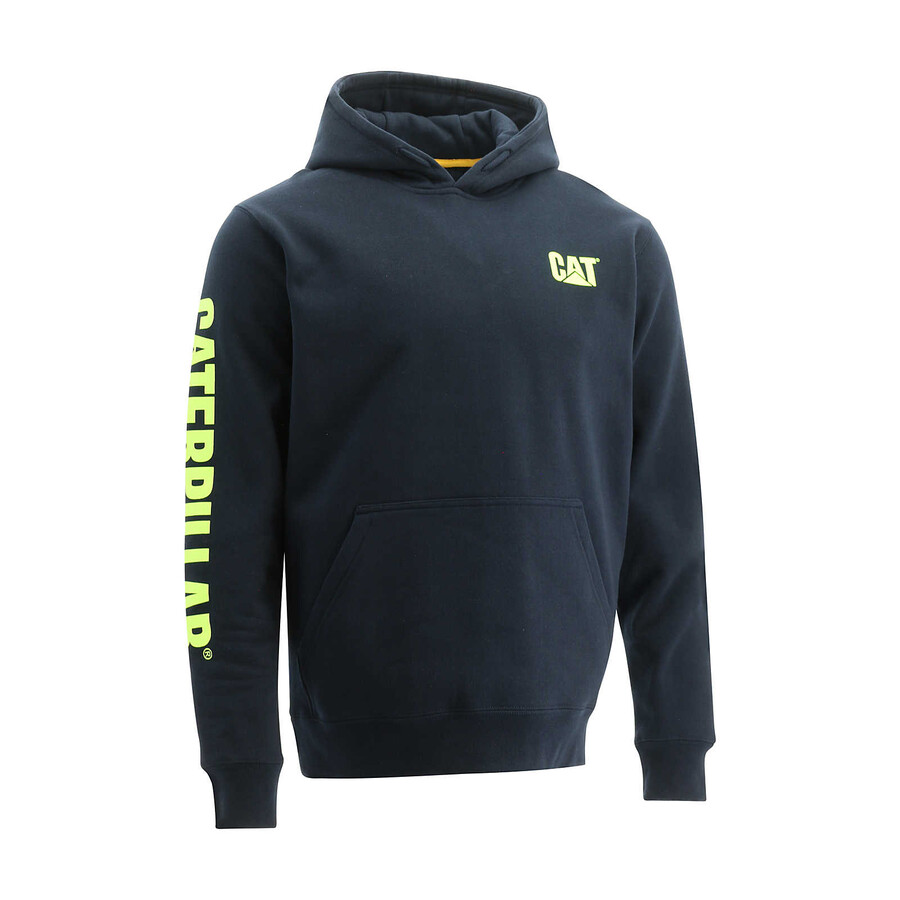 herenhoodie met logo en banner