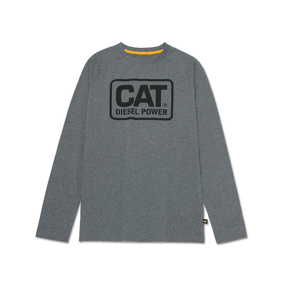 heren cat diesel power t-shirt met lange mouwen