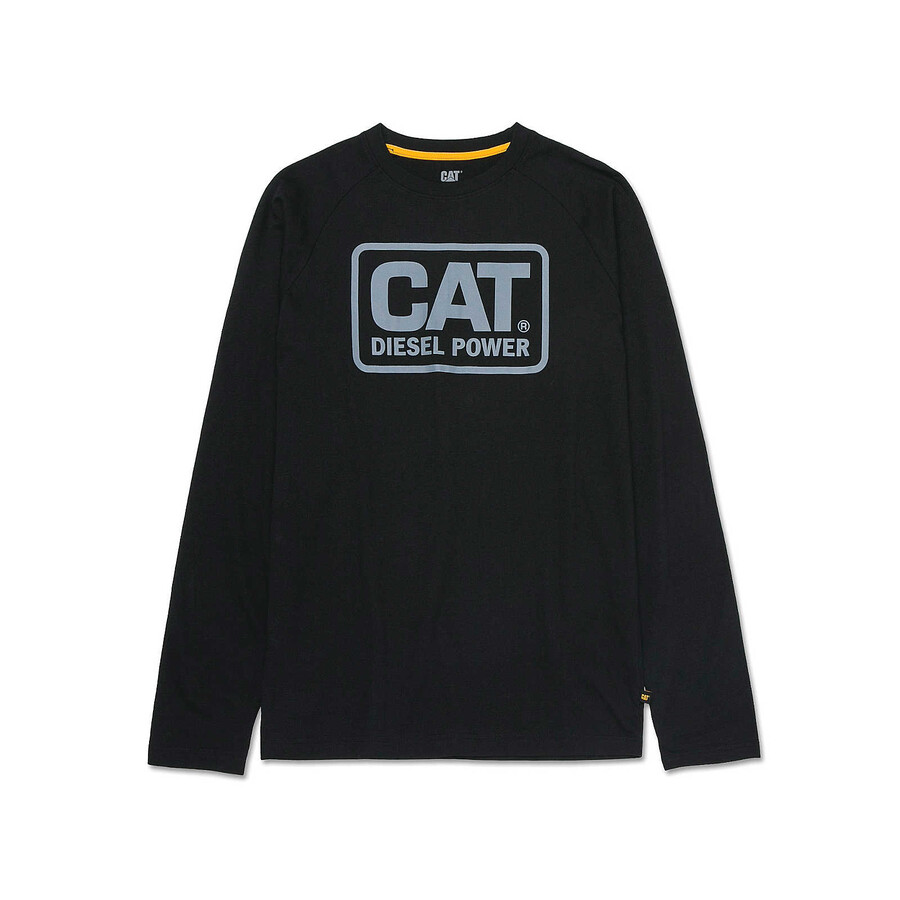 heren cat diesel power t-shirt met lange mouwen