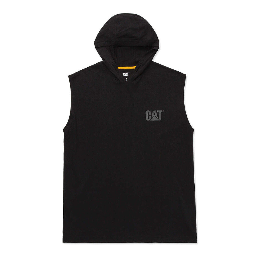 mouwloos t-shirt met capuchon voor heren