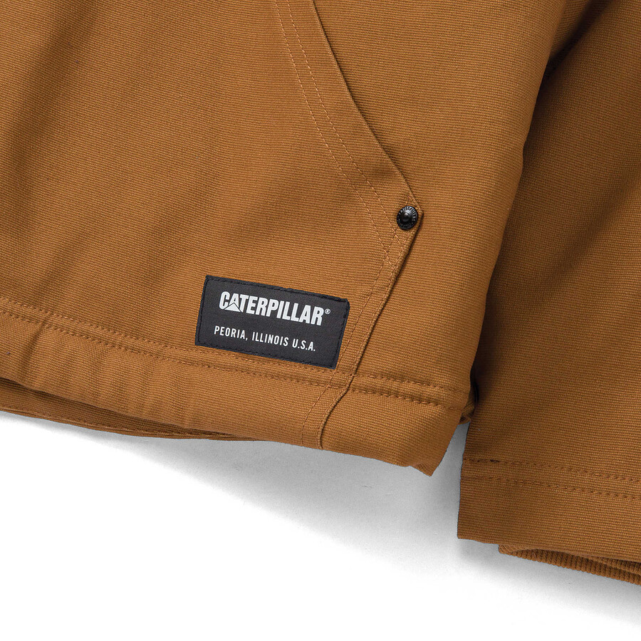 herenjas met capuchon en sherpa-voering