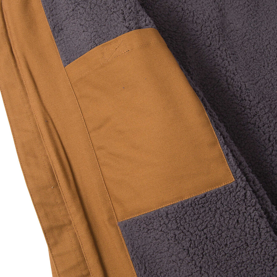 herenjas met capuchon en sherpa-voering