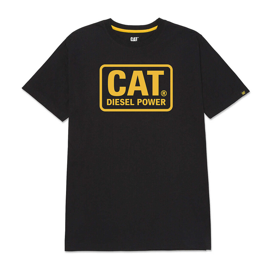 diesel power t-shirt met korte mouwen voor heren