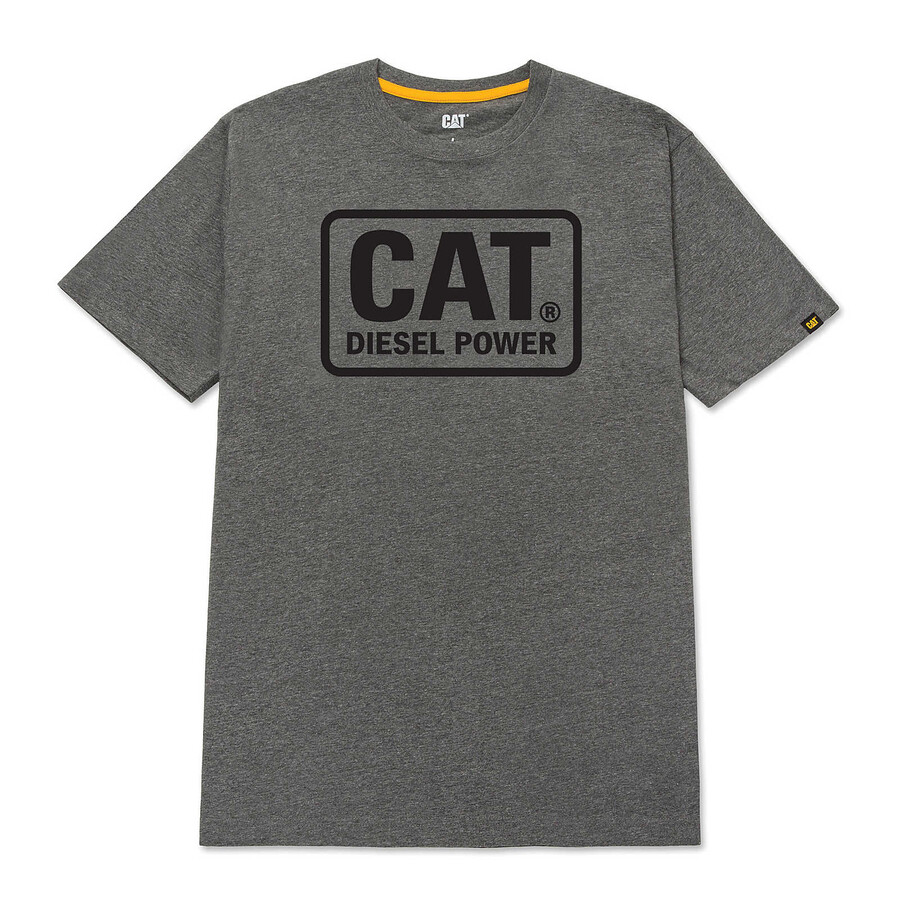 diesel power t-shirt met korte mouwen voor heren