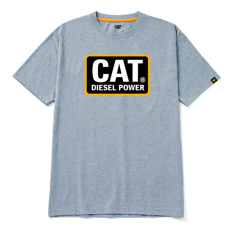 diesel power t-shirt met korte mouwen voor heren