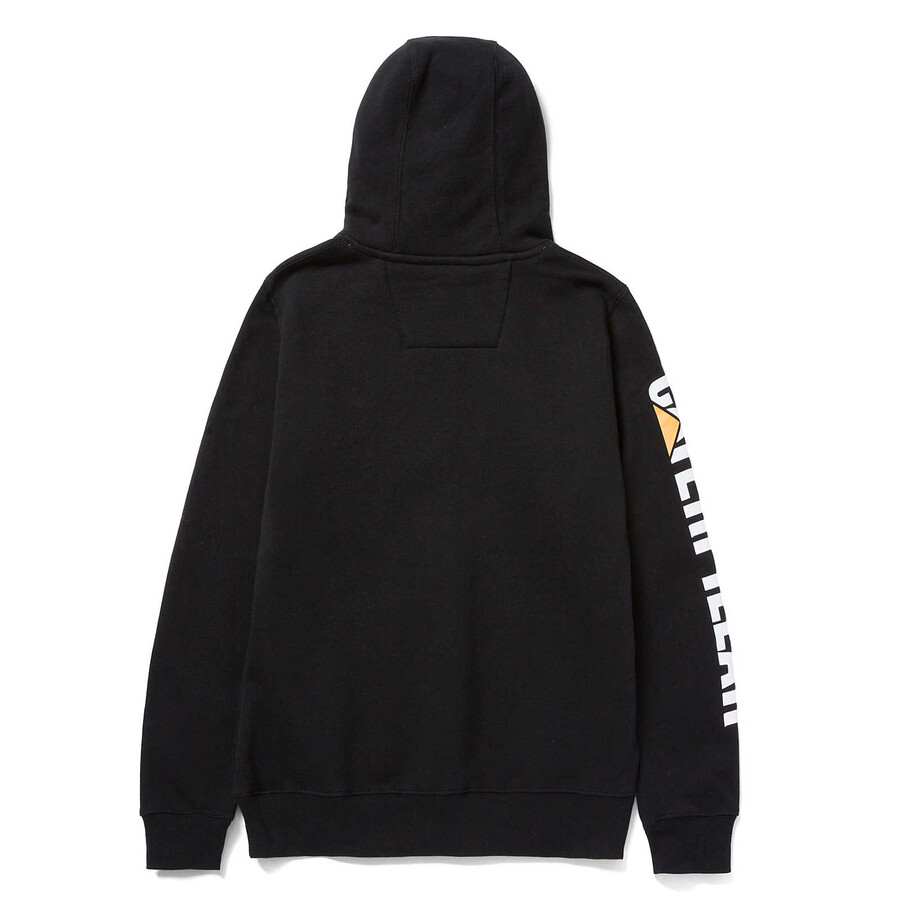 dames hoodie met logo en bannerprint