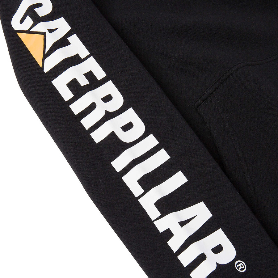 dames hoodie met logo en bannerprint