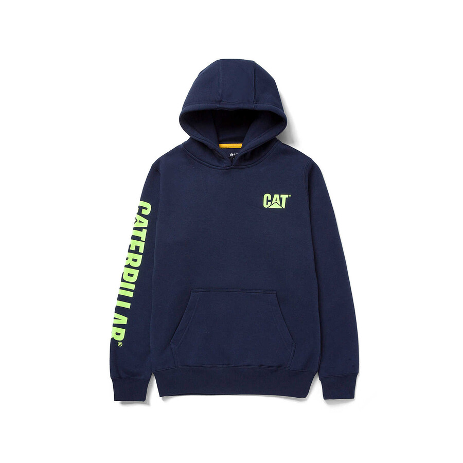 dames hoodie met logo en bannerprint