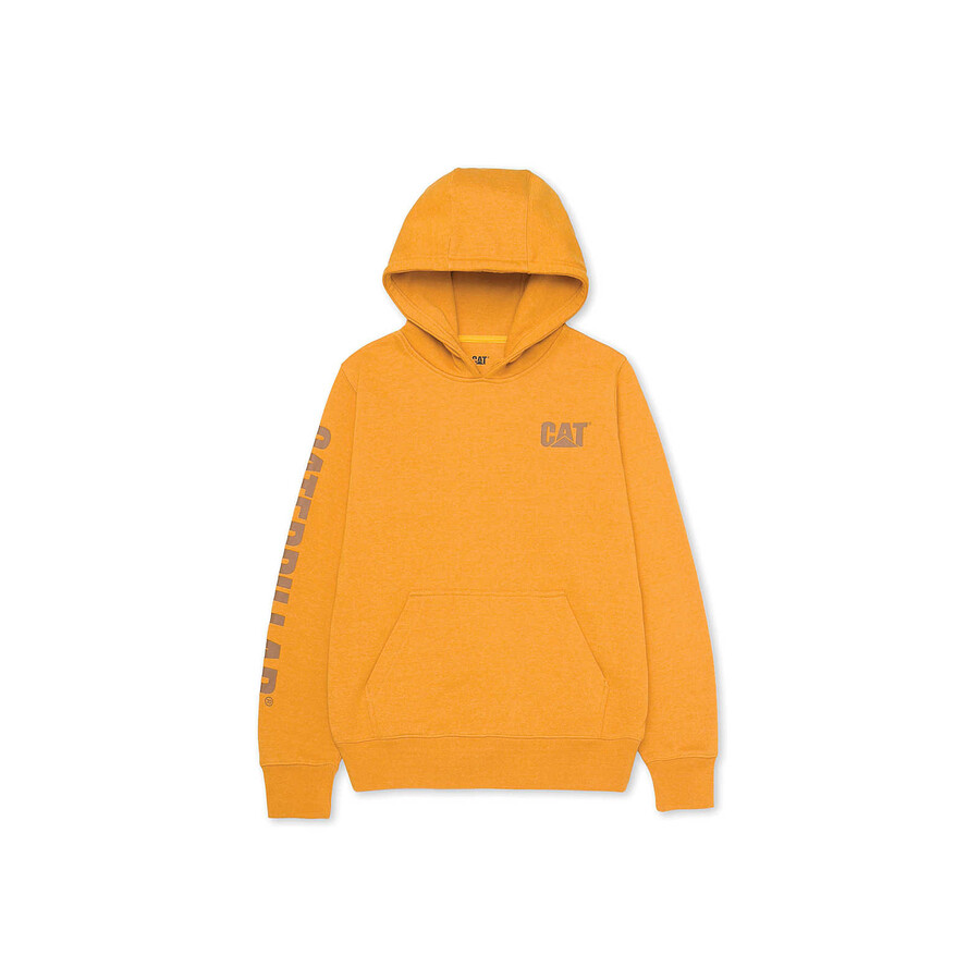 dames hoodie met logo en bannerprint
