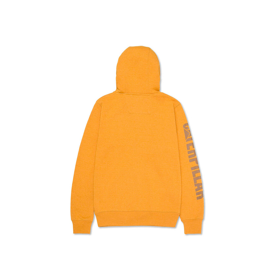 dames hoodie met logo en bannerprint